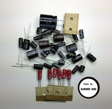 Load image into Gallery viewer, President Dwight D (v1, µPD858 PLL, PC-198AA) electrolytic capacitor kit
