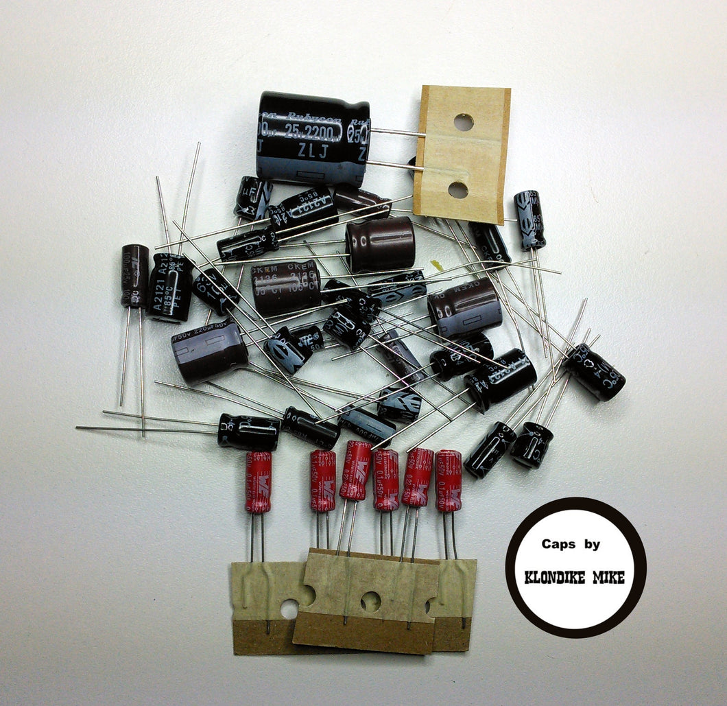 President Dwight D (v1, µPD858 PLL, PC-198AA) electrolytic capacitor kit