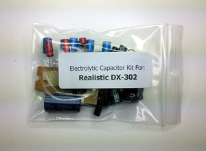 Realistic DX-302 electrolytic capacitor kit