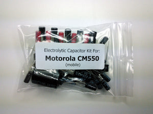 Motorola CM550 System 500 electrolytic capacitor kit