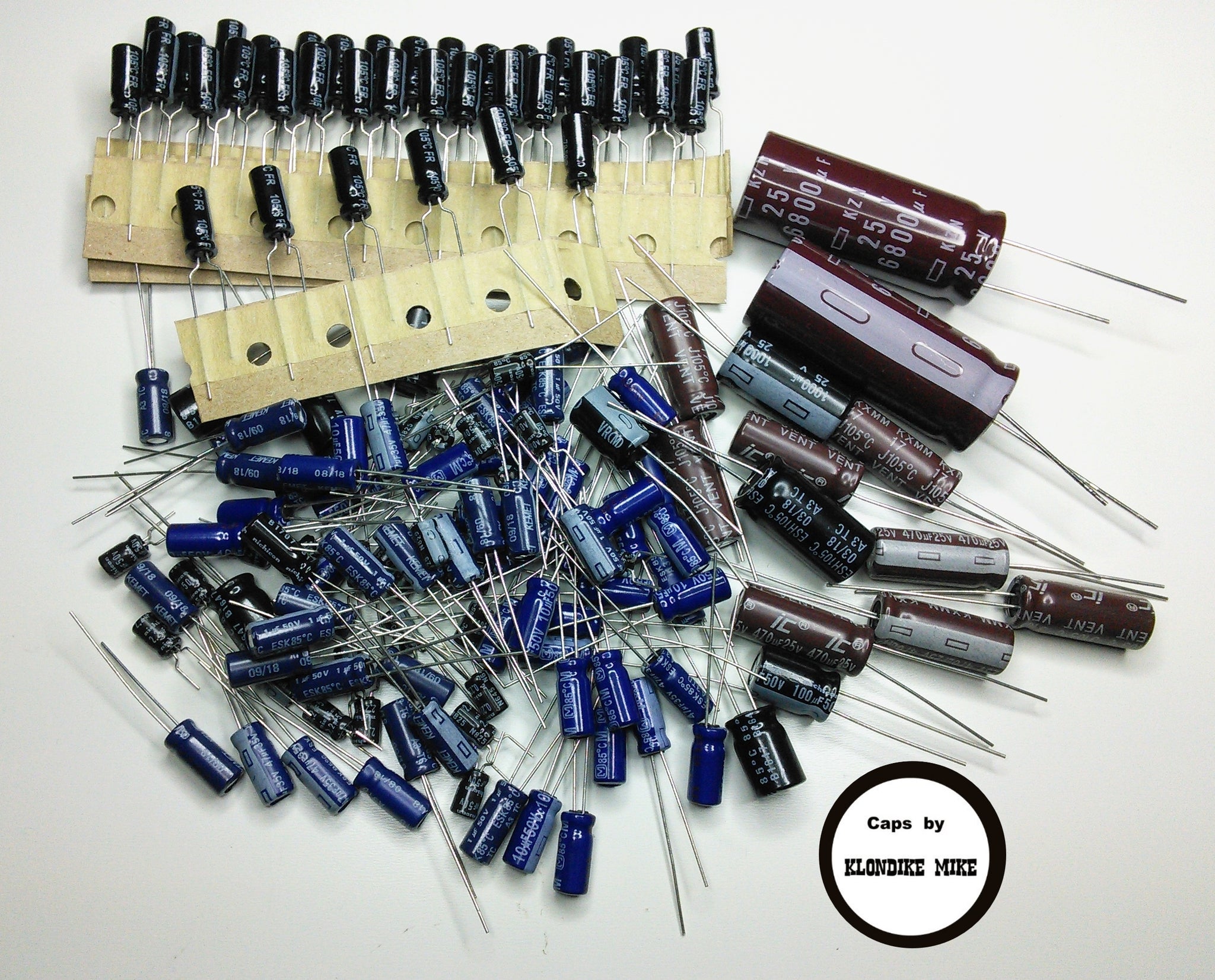Drake R8, R8E electrolytic capacitor kit – Klondike Mike's