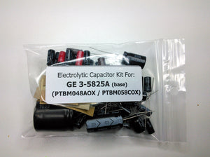 GE 3-5825A (PTBM048AOX / PTBM058COX) electrolytic capacitor kit