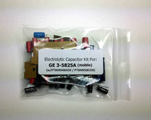 Load image into Gallery viewer, GE 3-5825A (PTBM048AOX / PTBM058COX) electrolytic capacitor kit
