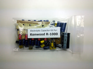 Kenwood R-1000 electrolytic capacitor kit