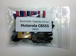 Motorola CB555 System 500 electrolytic capacitor kit