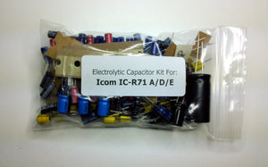 Icom IC-R71 A/D/E electrolytic capacitor kit