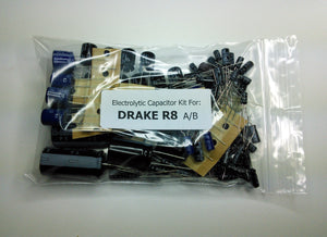 Drake R8A, R8B electrolytic capacitor kit