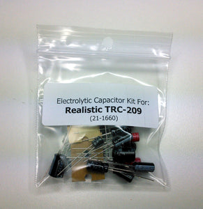 Realistic TRC-209 (21-1660) electrolytic capacitor kit