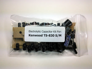 Kenwood TS-830S /M electrolytic radial capacitor kit