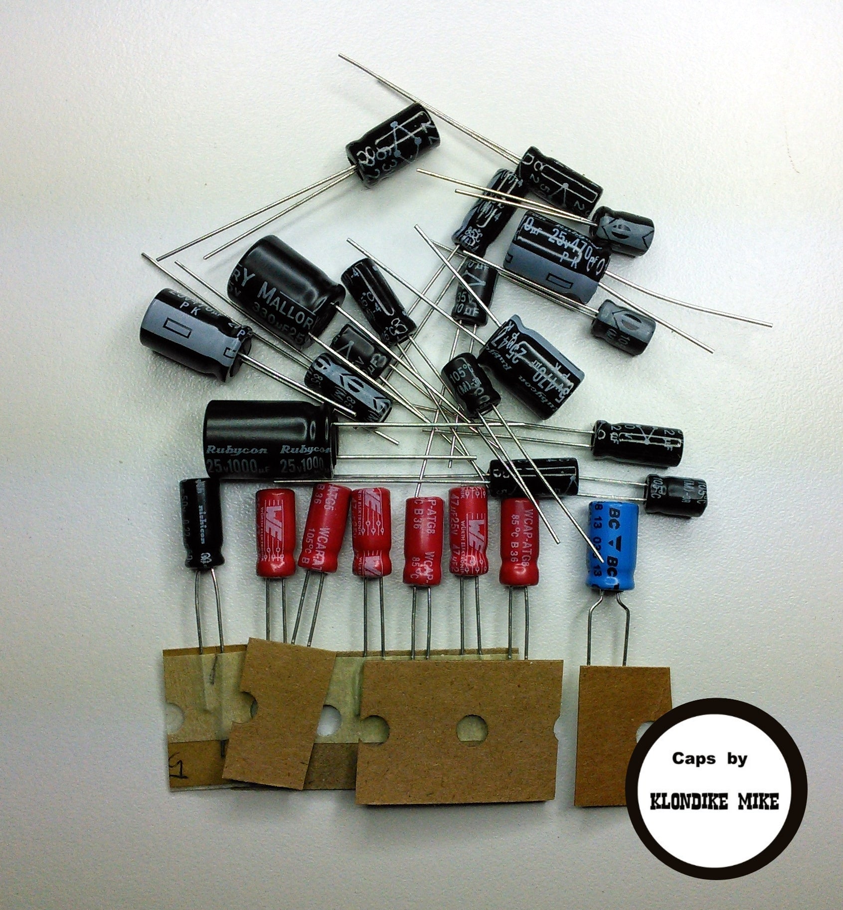 Yaesu FRG-7 electrolytic capacitor kit – Klondike Mike's